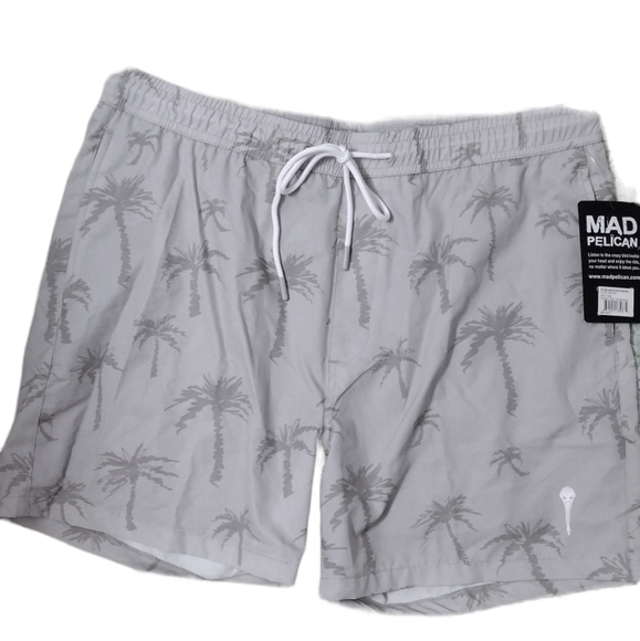 mad pelican‎ men's gray trunk shorts size XXL - Picture 1 of 7